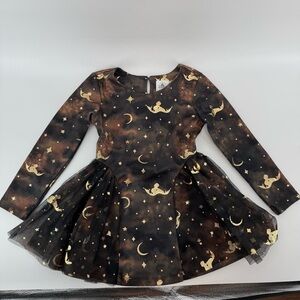 Disney Aladdin Princess Jasmine Dress Girls 4 Harvest Moon Tulle Skirt Fall